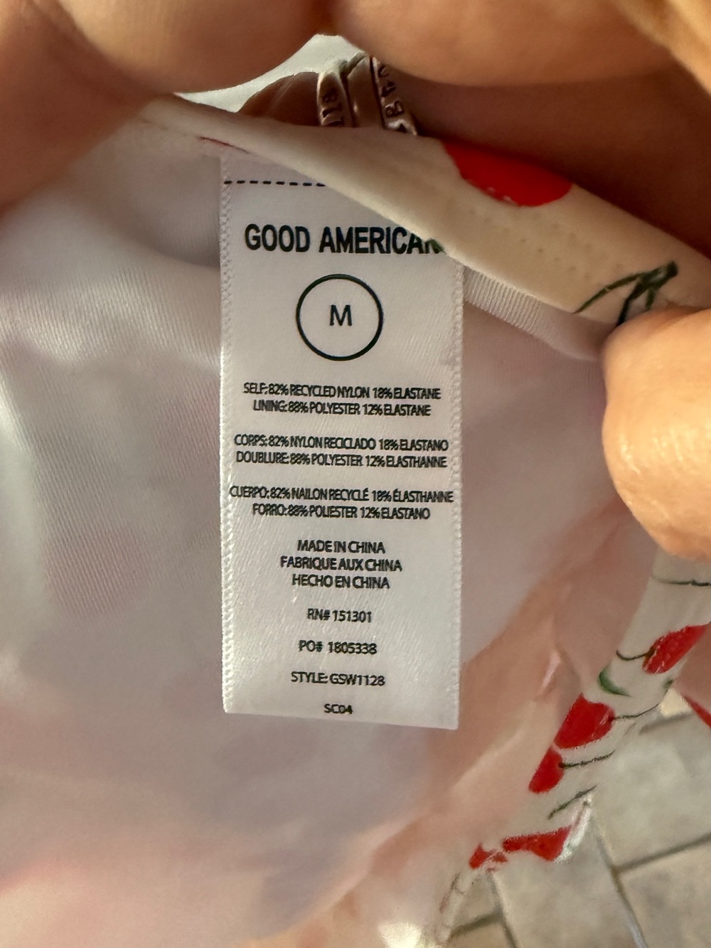 Good American Demi Balconette Bikini Top and Bottoms in Cherry - Picture 12 of 12